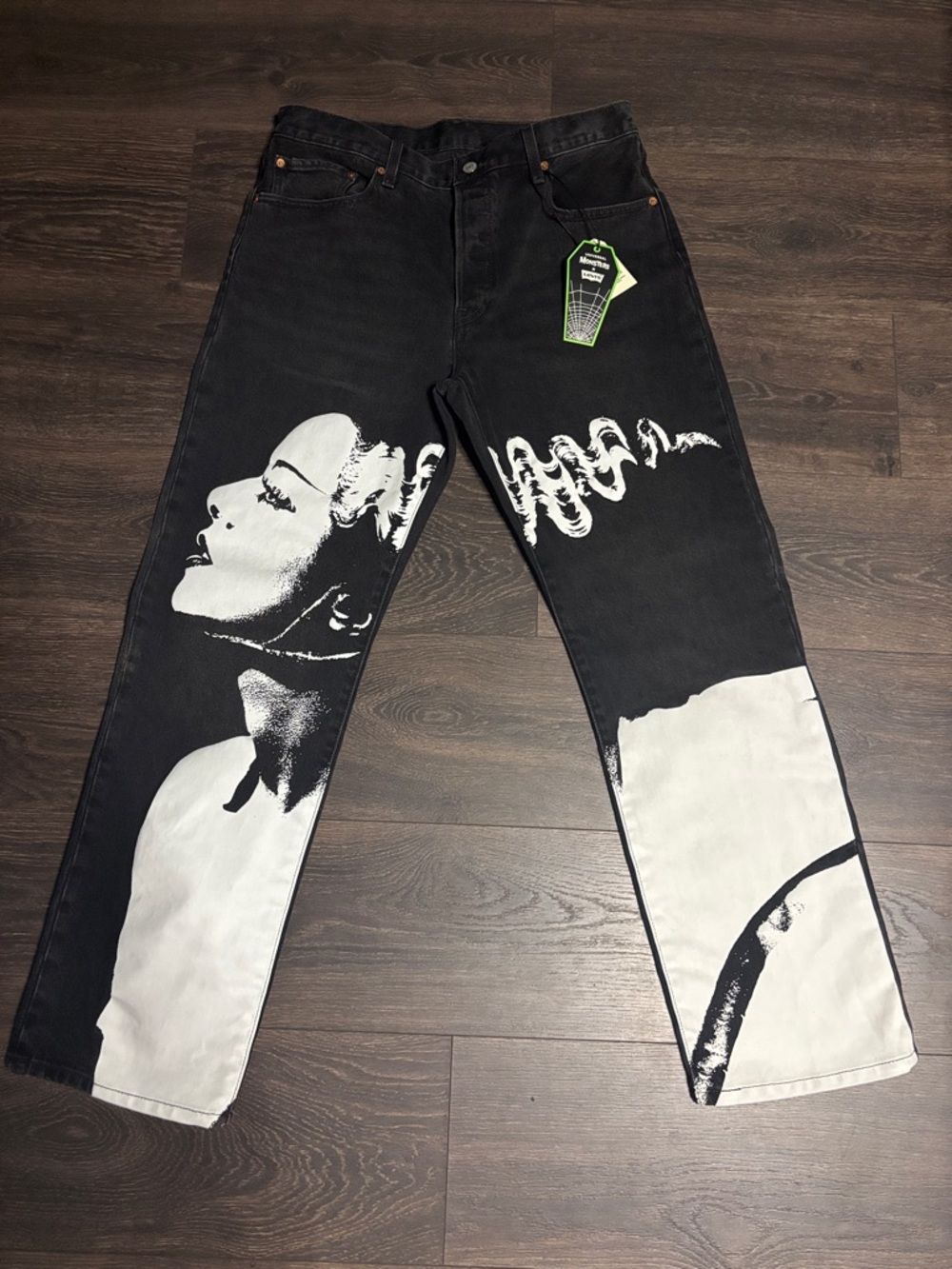 NWT LIMITED EDITION RARE Levi's X Universal Monsters Bride of Frankenstein Jeans